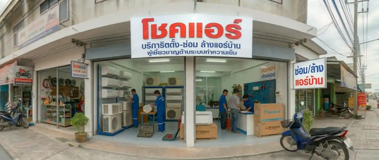 โชคแอร์ ช่างแอร์ ซ่อมแอร์บ้าน